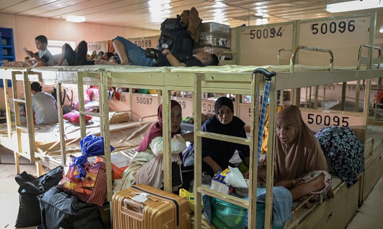 Jumlah Pemudik Kapal Laut Pada Libur Akhir Tahun