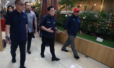 Menteri BUMN Tinjau Kesiapan Terminal Khusus Umroh