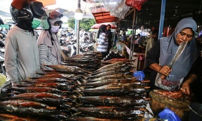 Penjualan Ikan Cakalang Fufu Meningkat Saat Tahun Baru