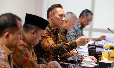 Menko AHY Pimpin Rapat Koordinasi Dengan Lintas Kementerian Bahas Pembangunan Infrastruktur