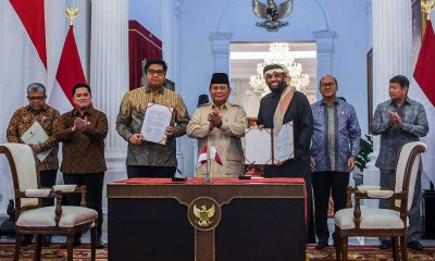 Presiden Prabowo Saksikan Penandatanganan Kerja Pembangunan 1 Juta Rumah