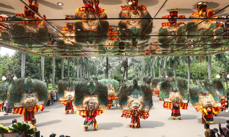 Reog Ponorogo Dinyatakan Warisan Budaya Oleh Unesco, Puluhan Seniman Pertunjukan di Jakarta