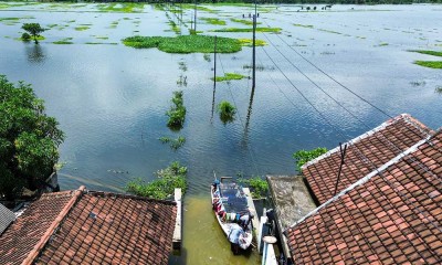 Ribuan Rumah Warga di Pasuruan Jawa Timur Terendam Banjir