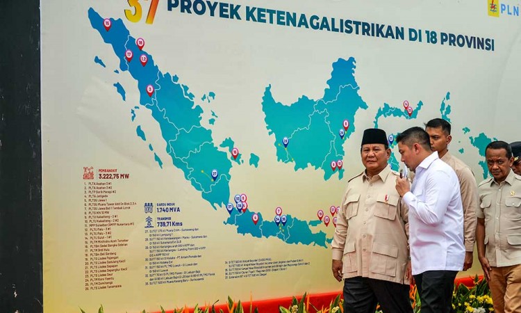 Presiden Prabowo Subianto Resmikan 37 Proyek Ketenagalistrikan