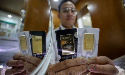 Harga Emas Batangan Antam dan UBS Stagnan