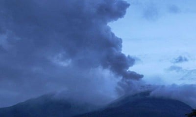 Gunung Lewotobi Laki-Laki Kembali Mengalami Erupsi