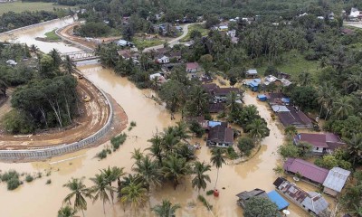 Kawasan Sepaku, Penajam Paser Utara, Terendam Banjir