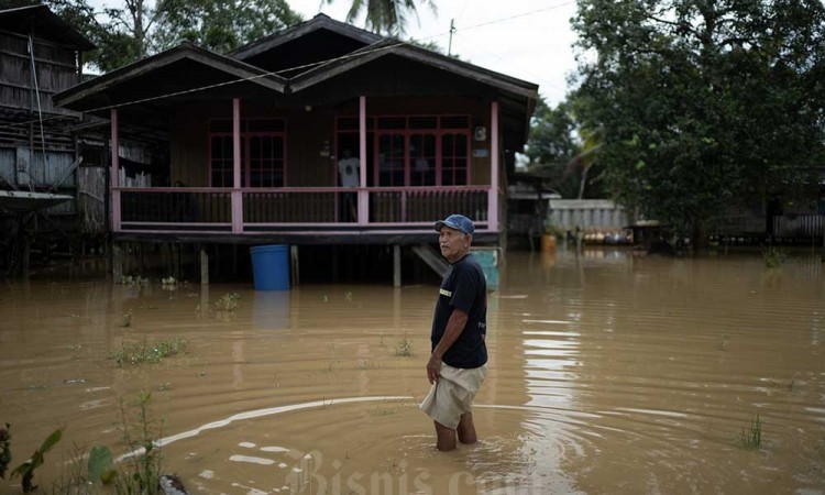 Kawasan Sepaku, Penajam Paser Utara, Terendam Banjir