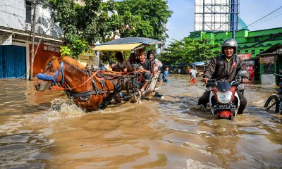 Permukiman di Bandung Raya Terendam Banjir Luapan Sungai Citarum