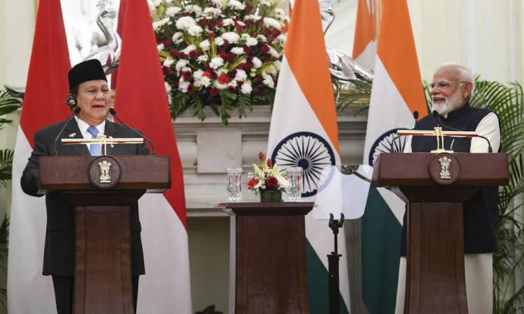 Pertemuan Presiden Prabowo Dengan PM Modi