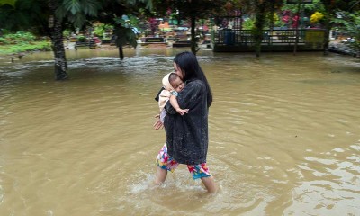 Intensitas Hujan Tinggi, Kota Samarinda Terendam Banjir