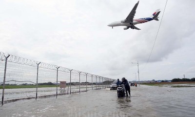 Banjir Rendam Kawasan Bandara Internasional Soekarno-Hatta