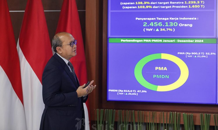 Indonesia Catat Realisasi Investasi Rp1.714,2 Triliun Pada 2024