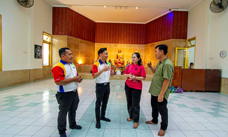 Nippon Paint Dukung Pengecatan Vihara Sobhita Tridharma Cisauk, Momen Tahun Baru Imlek Semakin Terasa Hangat dan Bermakna