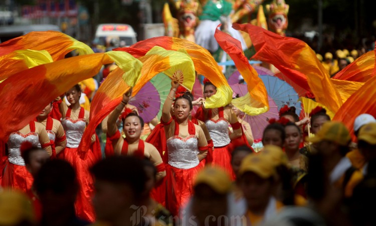 Suasana Kemeriahan Perayaan Cap Go Meh Imlek 2576 di Makassar