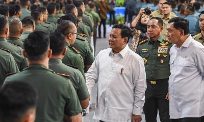 Presiden Prabowo Beri Arahan Komandan Satuan TNI