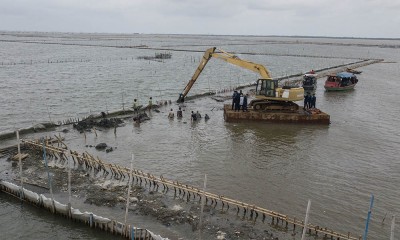 Pembongkaran Pagar Laut Pesisir Tarumajaya