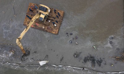 Pembongkaran Pagar Laut Pesisir Tarumajaya