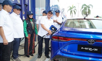 Toyota Indonesia Resmikan Fasilitas Hydrogen Refueling System