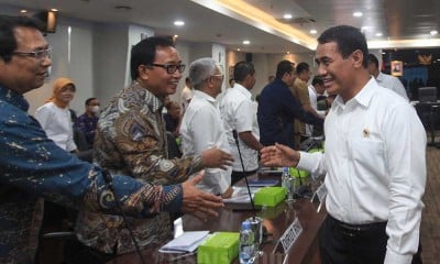 Menteri Pertanian Andi Amran Sulaiman Pimpin Rapat Koordinasi Persiapan Ketersediaan Bahan Pangan Pokok