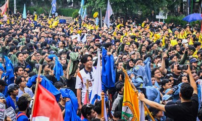 Mahasiswa Gelar Aksi Bertajuk Indonesia Gelap Menyikapi Pemotongan Anggaran Pendidikan