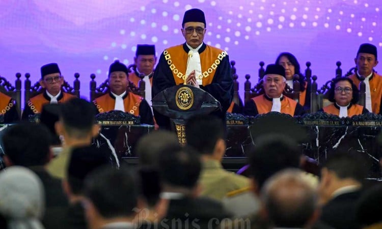 Presiden Prabowo Subianto Hadiri Sidang Istimewa Laporan Tahunan MA 2024