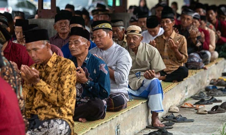 Warga di Sleman Yogyakarta Ikuti Tradisi Nyadran Jelang Ramadan