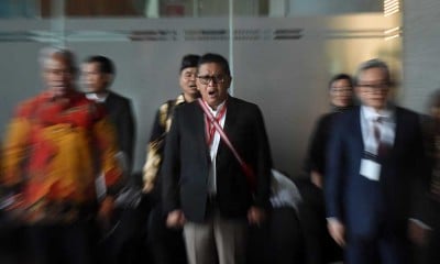 Sekjen PDI Perjuangan Hasto Kristiyanto Penuhi Panggilan KPK