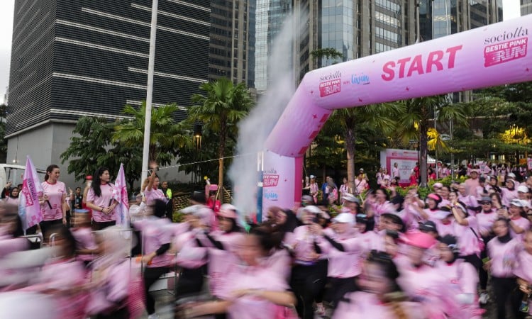 Sociolla Bestie Pink Run 2025 with Livin by Mandiri