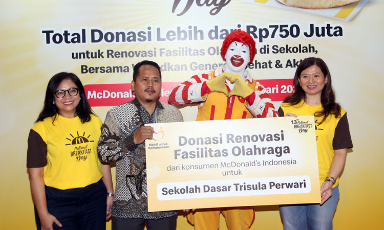 McDonald’s Indonesia Berikan Bantuan Untuk Renovasi Sarana Olahraga di Lebih Dari 40 sekolah di Indonesia