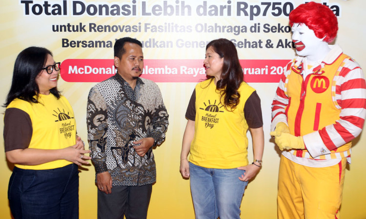 McDonald’s Indonesia Berikan Bantuan Untuk Renovasi Sarana Olahraga di Lebih Dari 40 sekolah di Indonesia
