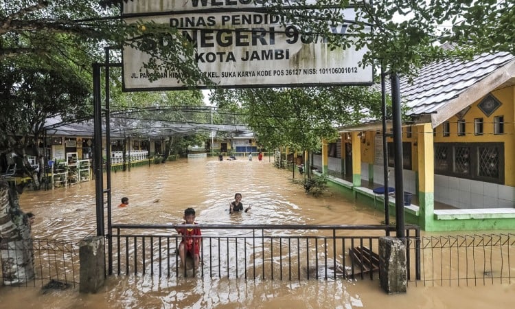 Banjir Rendam Ratusan Rumah di Jambi