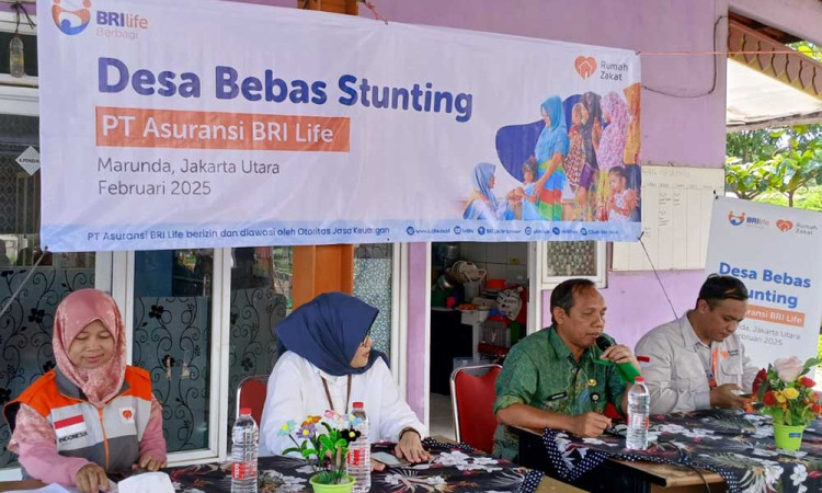PT Asuransi BRI Life  (BRI Life) bersinergi dengan Rumah Zakat meluncurkan program Desa Bebas Stunting di Desa Berdaya Marunda.