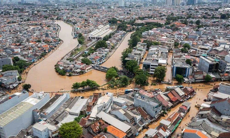 Sebanyak 121 RT di Jakarta Terendam Banjir Luapan Sungai Ciliwung