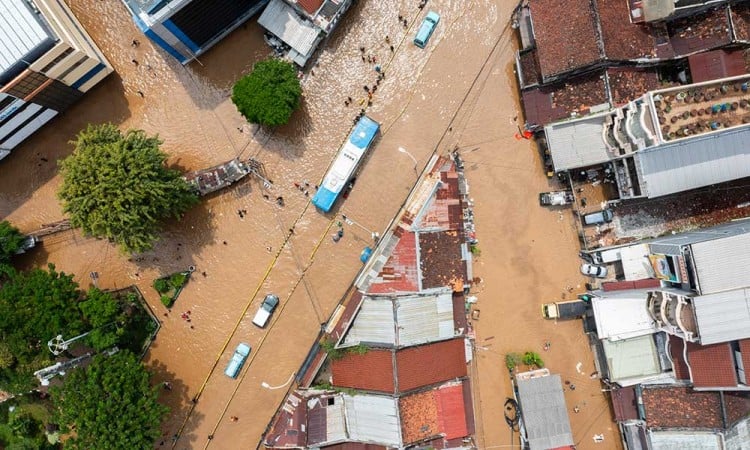 Sebanyak 121 RT di Jakarta Terendam Banjir Luapan Sungai Ciliwung