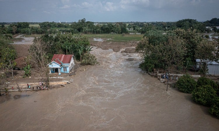 Banjir Dampak Anomali Cuaca Ekstrem di Grobogan