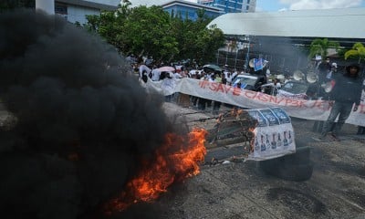 Aksi Penolakan Penundaan Pengangkatan CPNS dan PPPK di Kendari