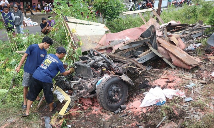 Kecelakaan KA Kertanegara di Kediri