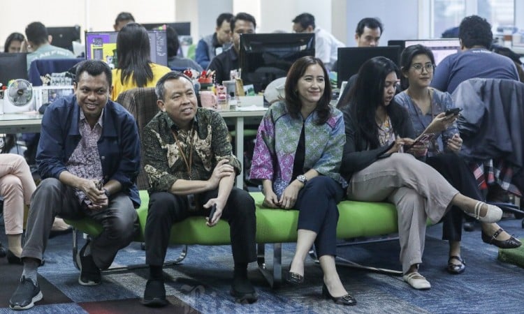 Kunjungan LPS ke Bisnis Indonesia