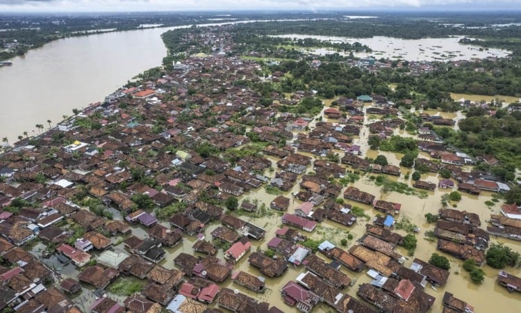 8 Kecamatan Terendam Banjir di jambi