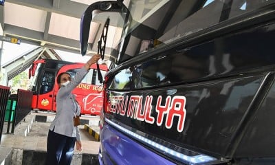 Pemeriksaan Kelaikan Bus Angkutan Lebaran