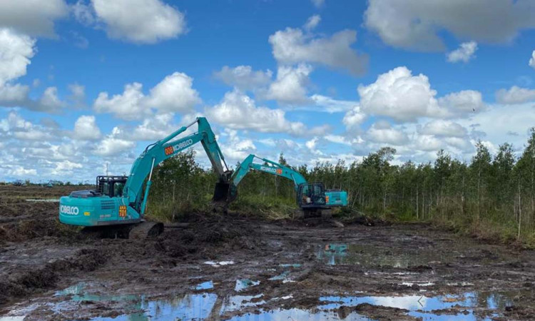 Kerja Sama Pembelian Ekskavator Kobelco Dukung Ketahanan Pangan