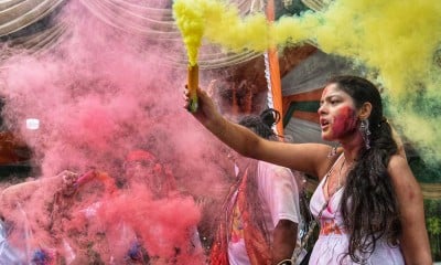 Kemeriahan Festival Holi di Kota Medan