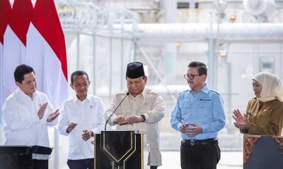 Presiden Prabowo Subianto Resmikan Pabrik Pemurnian Logam Mulia