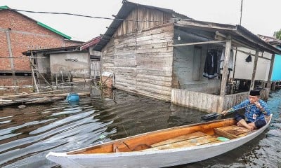 Banjir Luapan Singai Batanghari di Jambi Terus Meluas