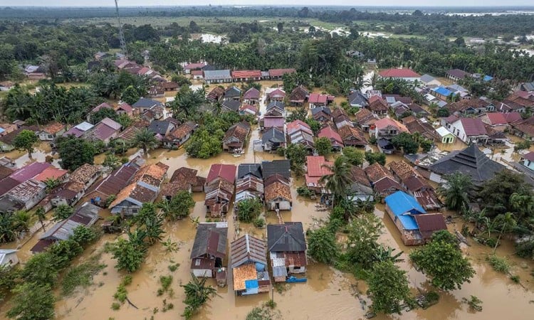 Sebanyak Tujuh Desa di Jambi Terisolir Akibat Banjir