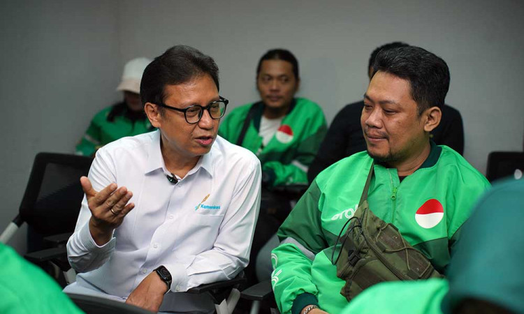 Menkes Budi G Sadikin Tinjau Cek Kesehatan Gratis Untuk Driver Grab