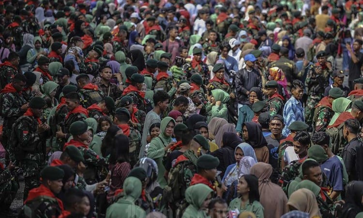 Satuan Tugas Pengamanan Perbatasan Diberangkatkan Menuju Wilayah Papua