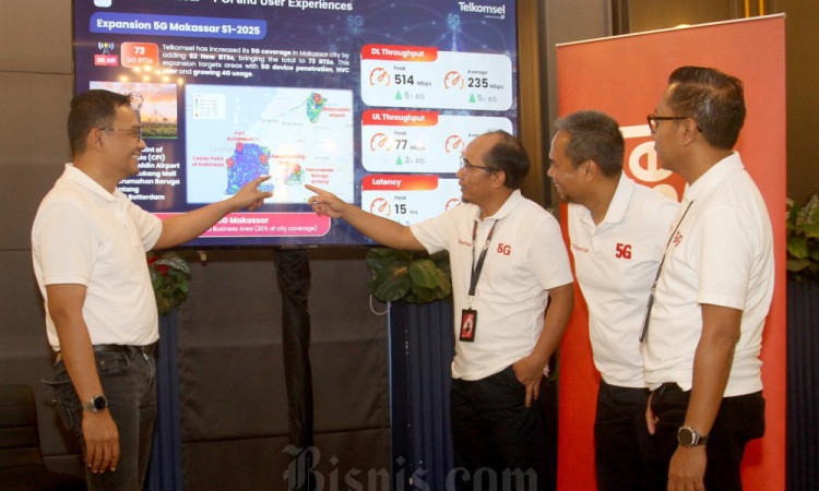 Telkomsel Lanjutkan Ekspansi Jaringan 5G di Makassar