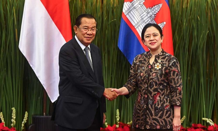 Puan Maharani Terima Kunjungan Presiden Senat Kerajaan Kamboja